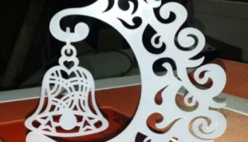 Елочный колокольчик 2 мм акрил Елочный колокольчик 2 мм акрил