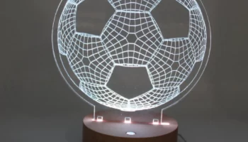 Футбольный мяч 3d ночник Футбольный мяч 3d ночник